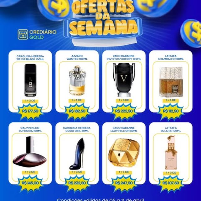 Post de 05/04/2026 no Instagram da loja